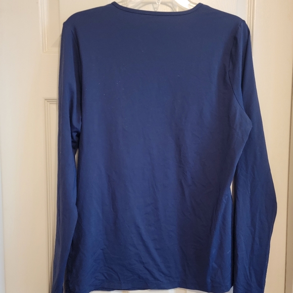 Lands' End Long Sleeve Swim Rash Guard Size M Tall - Picture 2 of 4